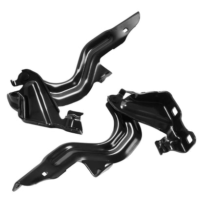 Solid Spare For 2013-2018 Nissan Altima Sedan 4Dr Hood Hinges Primed Black LH & RH Pair Set