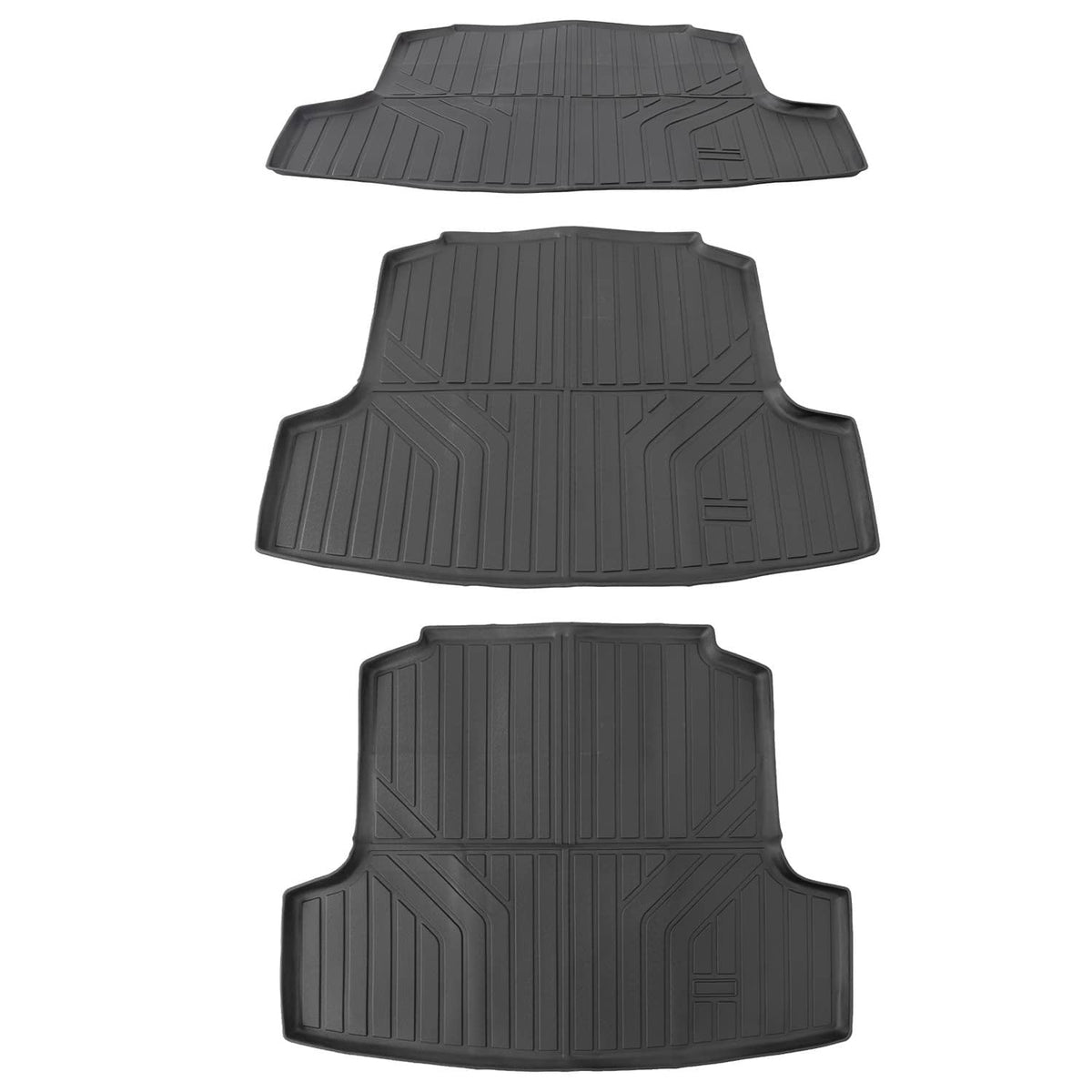 Solidspare All Weather 2 Row Floor Mat & Trunk Cargo Liner Set for 2019-2025 Nissan Altima