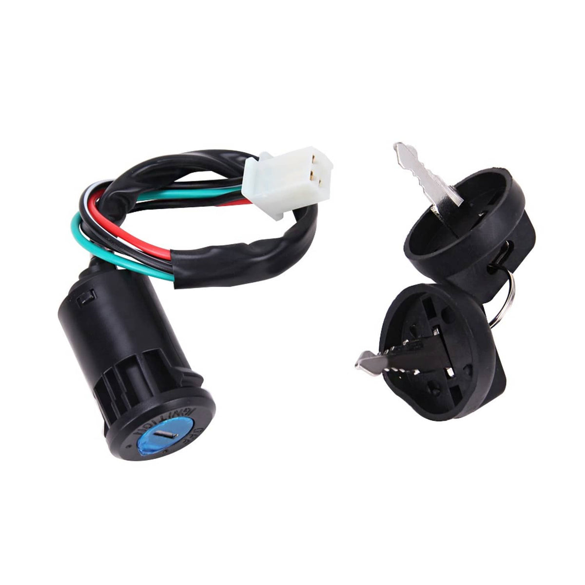 Solidspare For TaoTao SUNL 90cc 110cc 125cc 50cc Roketa Baja ATV Ignition Switch w/ 2 Keys