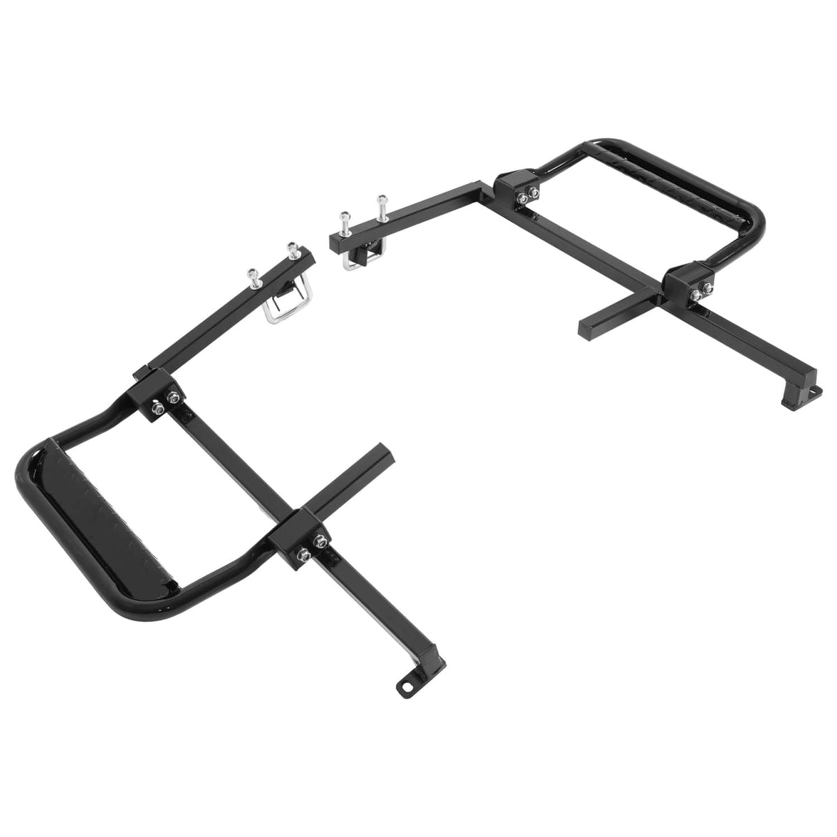 Solidspare 2PCS Black Nerf Bars / Running Boards for EZGO RXV 2008+ Gas/Electric Golf Cart