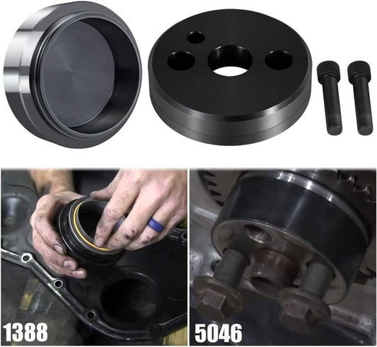 Solid Spare 5046 & 1338 Front Crankshaft Seal Installation Tool for Cummins 3.9L 5.9L 6.7L