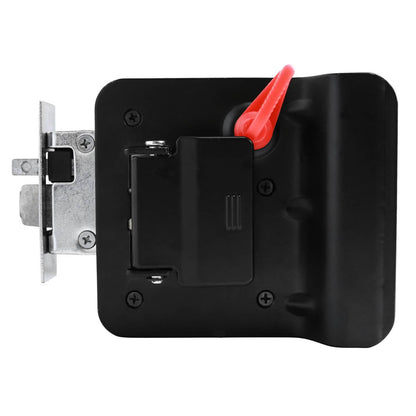Solidspare RV Paddle Entry Door Lock Latch Handle Knob Deadbolt NEW Camper Trailer Black