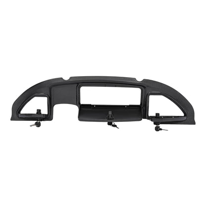 Solidspare For Club Car Precedent 04-08.5 Golf Cart Dash Kit Carbon Fiber Finish W/ Locks