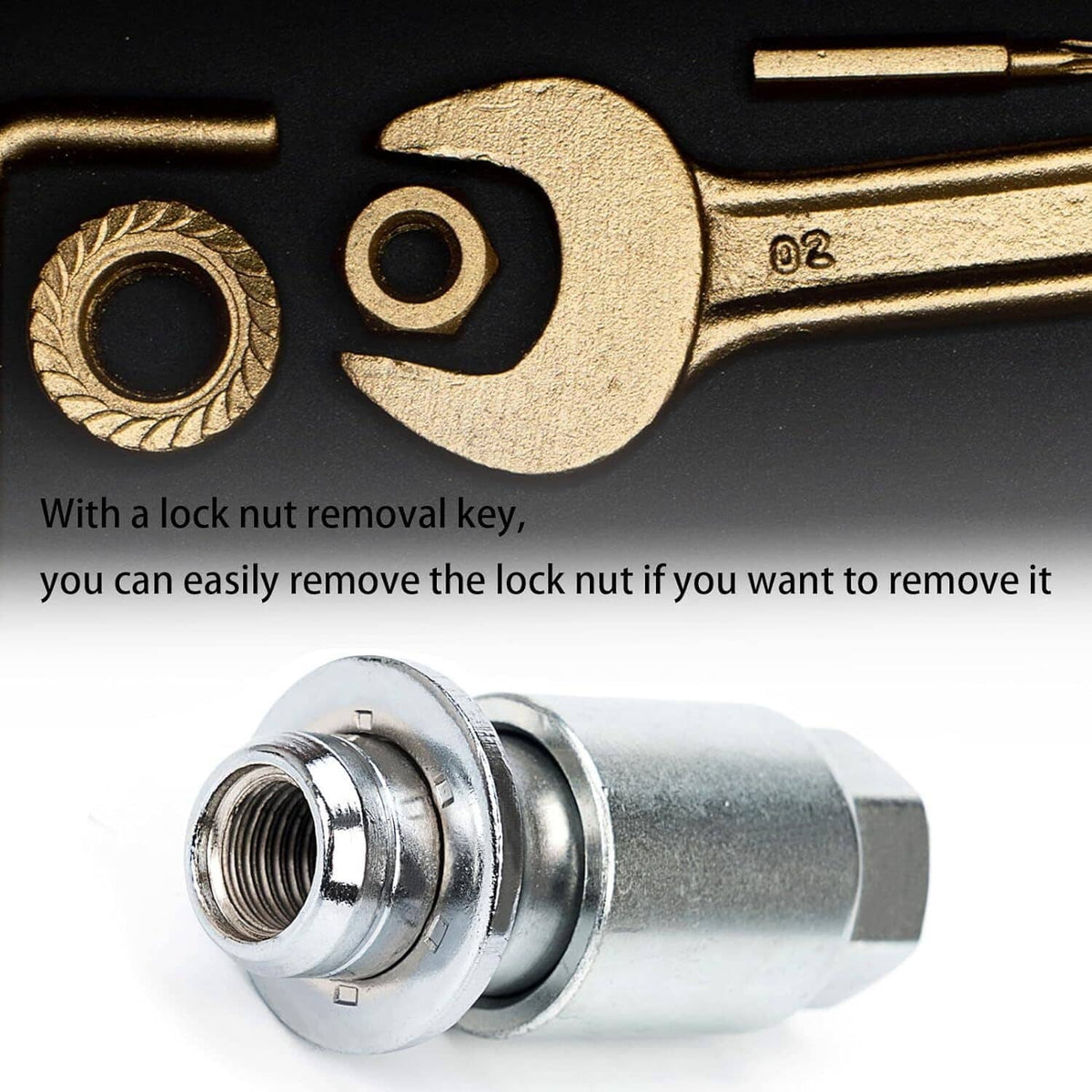Solidspare Alloy Wheel Lock Lug Nut Set For Anti Theft For Toyota and Lexus 00276-00900
