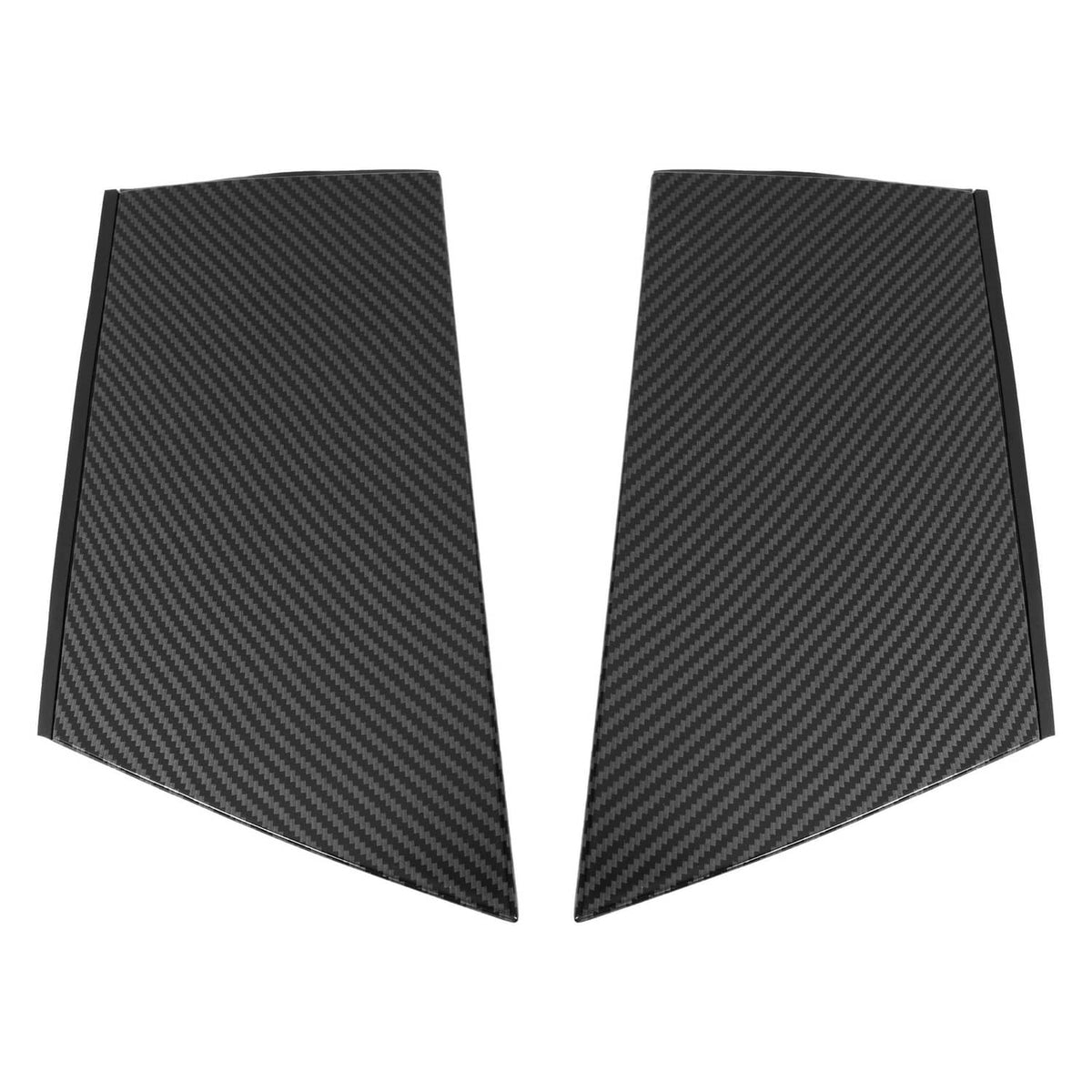 Solid Spare Pillar Molding Trim Cover Carbon Fiber Painted LH & RH For 2009-2020 Nissan 370Z