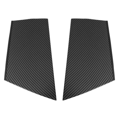 Solid Spare Pillar Molding Trim Cover Carbon Fiber Painted LH & RH For 2009-2020 Nissan 370Z