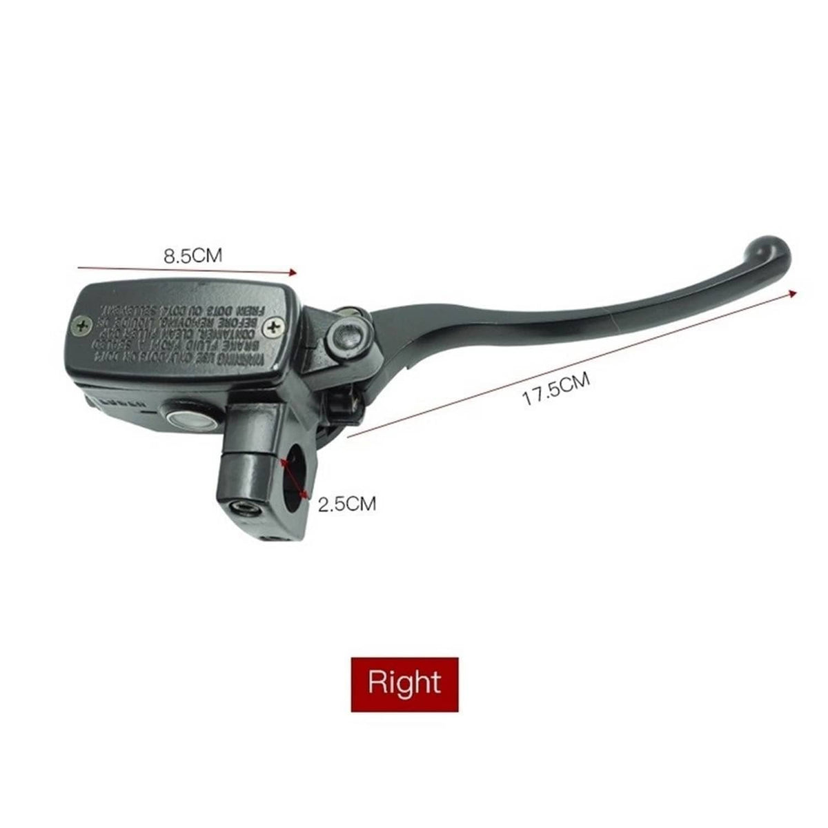 Solidspare 1 inch Motorcycle Brake Master Cylinder Clutch Lever For Honda Shadow (25MM)