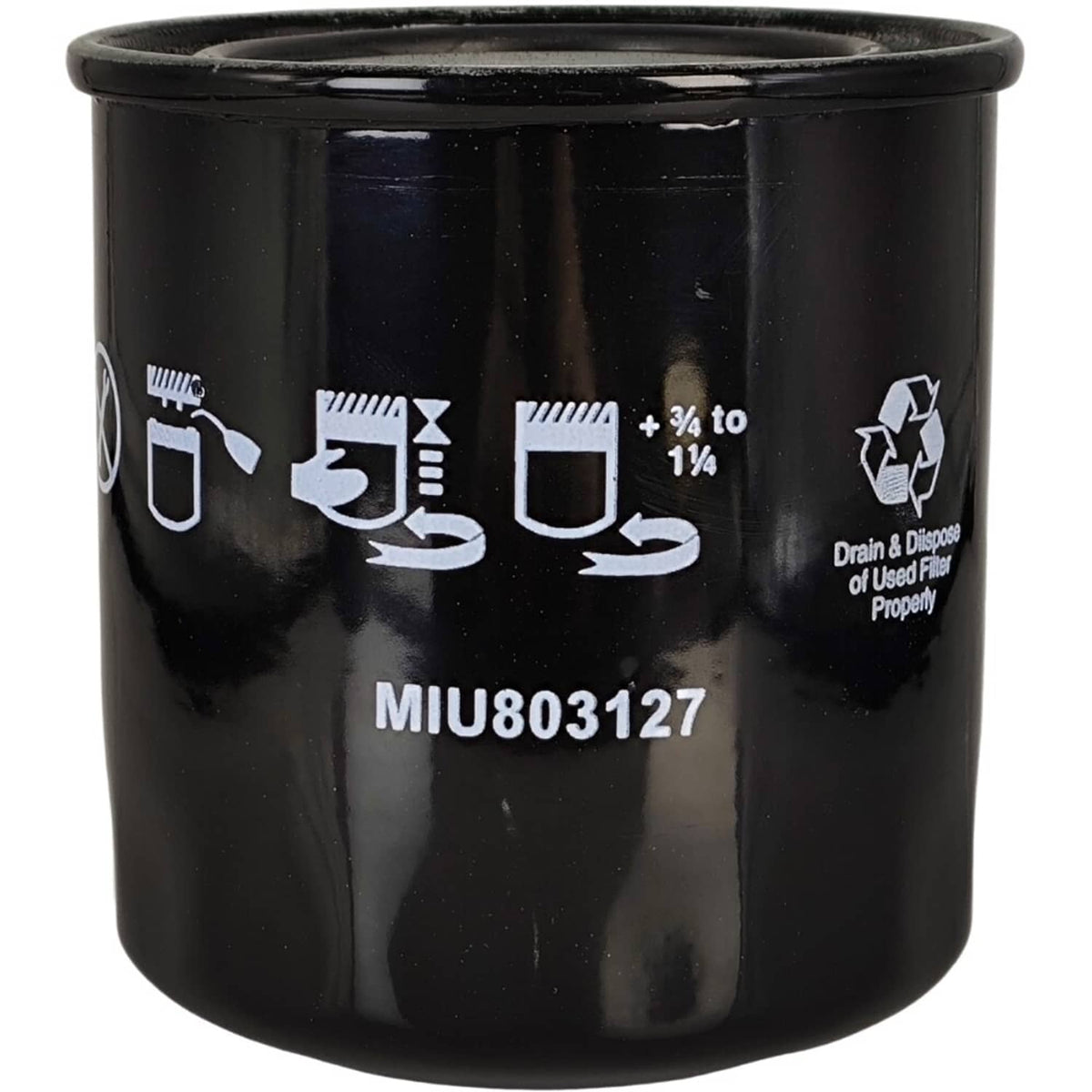Solid Spare MIU803127 Fuel Filter for John Deere 4066R 4075R 7400A 7500A 8000A 7700A 8700A
