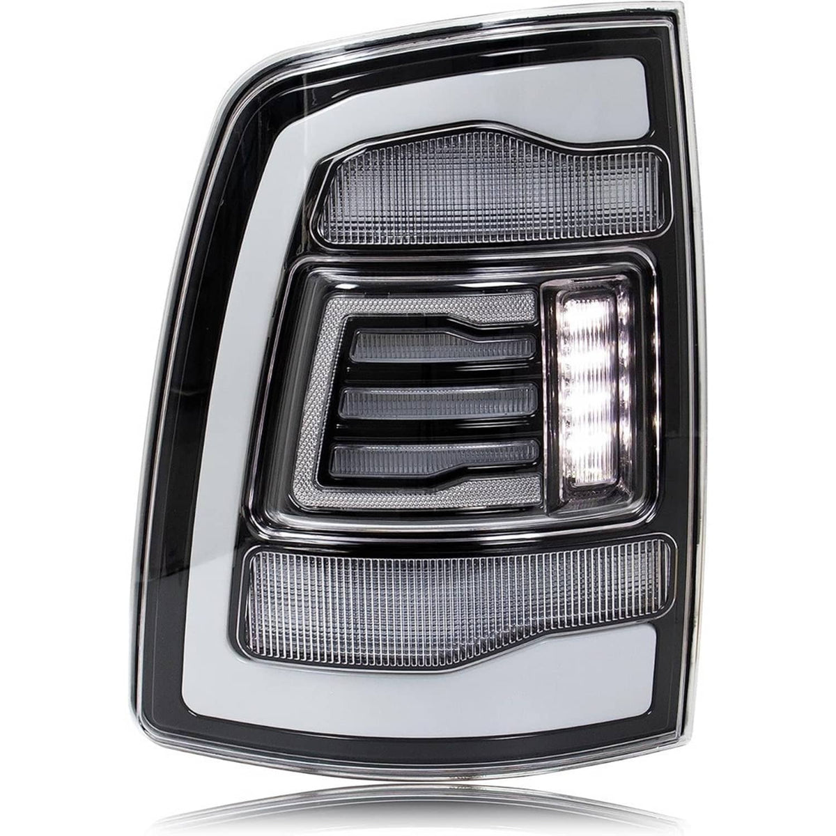 Solidspare Pair LED Tail Light for 09-18 Dodge Ram 1500 2500 3500 Rear Light Clear Lens New