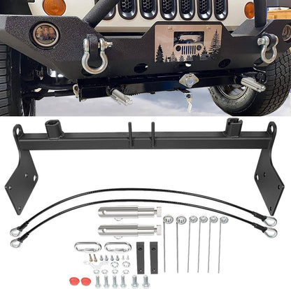 Solid Spare For Blue OX BX1126 Tow Bar Base Plate Bumper for 2007-2018 Jeep Wrangler JK JKU