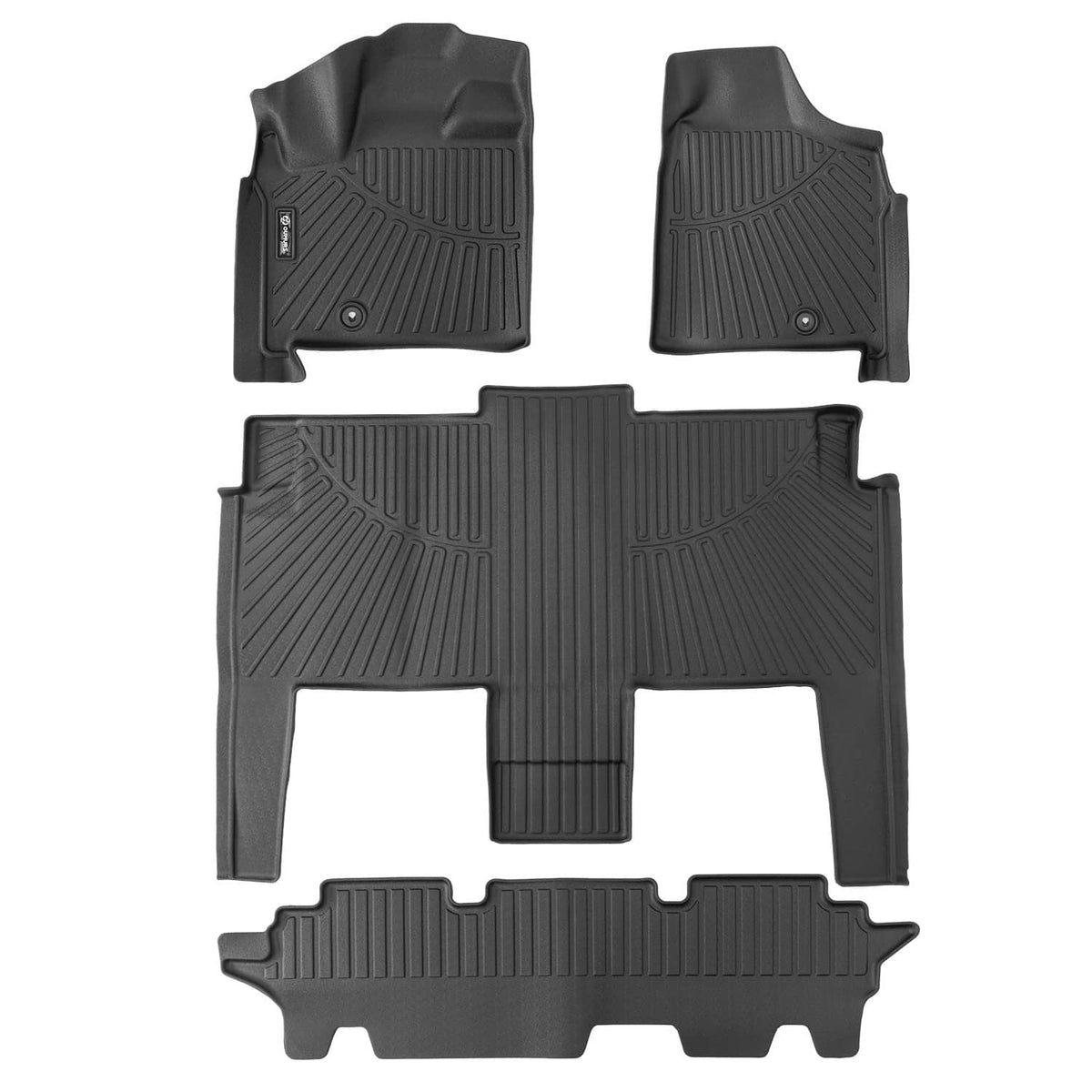 Solidspare Floor Mats Liners for Chrysler Town & Country 2008-2016 Floor Mats All Weather