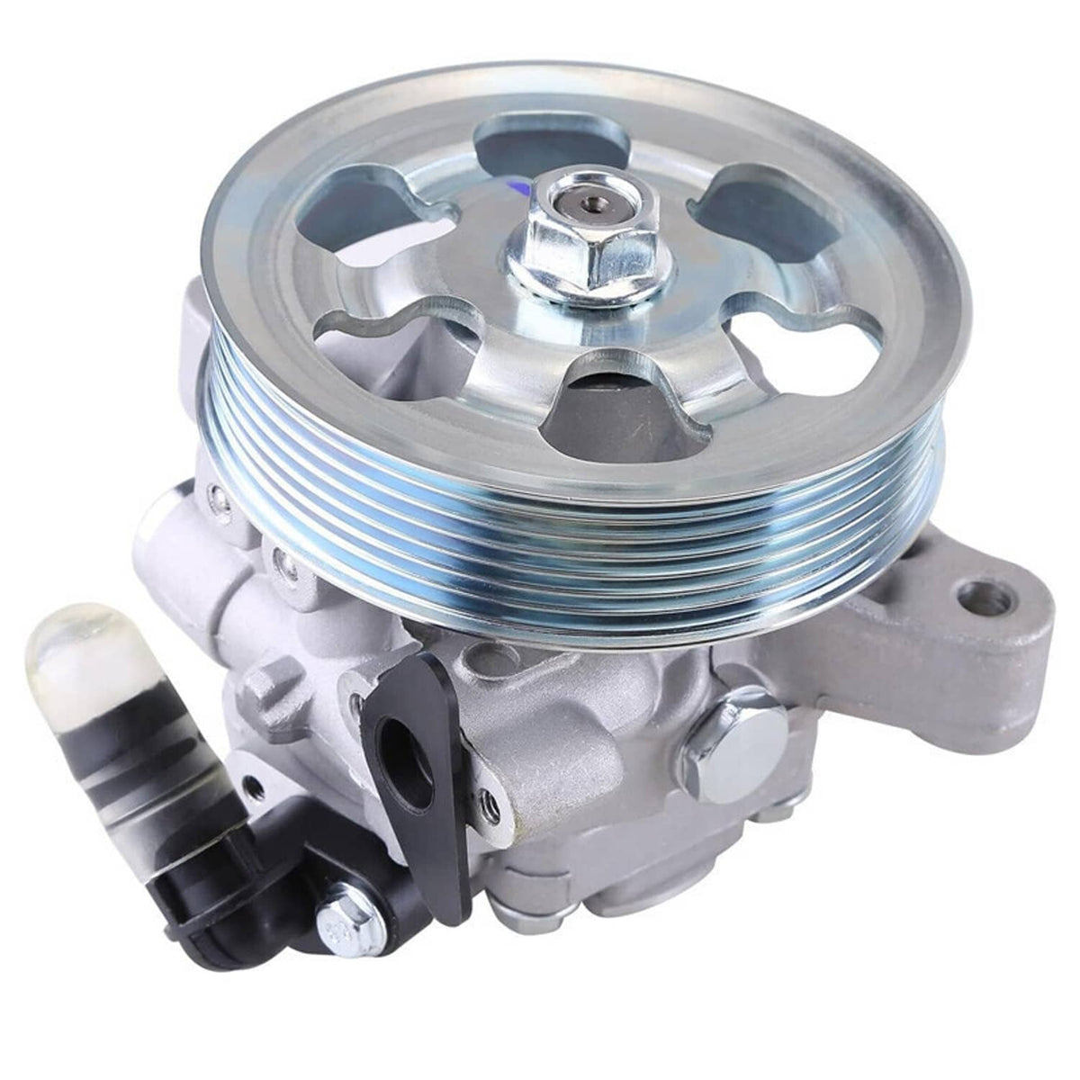 Solidspare New Power Steering Pump 21-5456 w/ Pulley for 2006-2011 Honda Civic 1.8L L4 USA