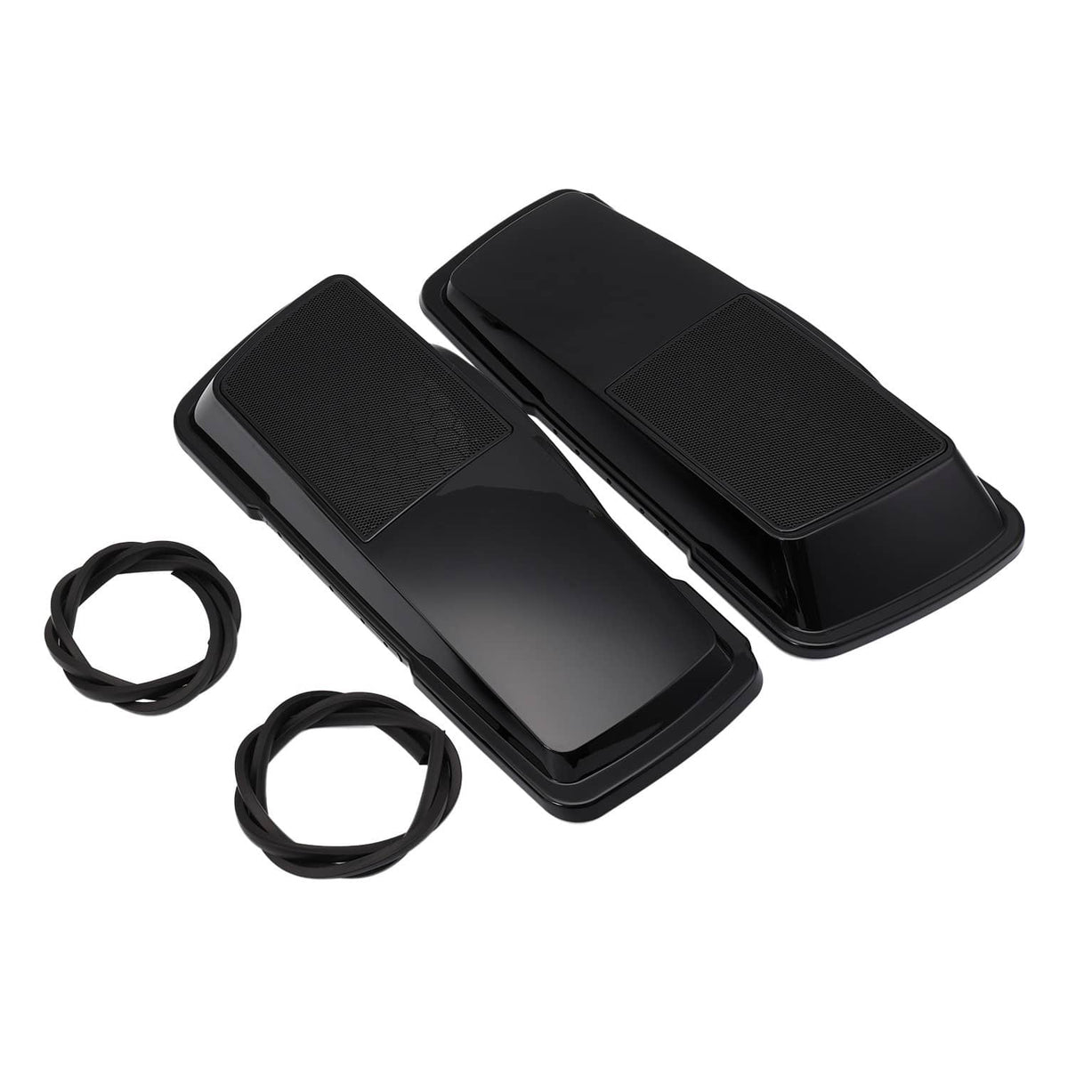 Solidspare Waterproof Saddlebag Lid Speaker Cover For Harley Touring Road Glide King 93-13