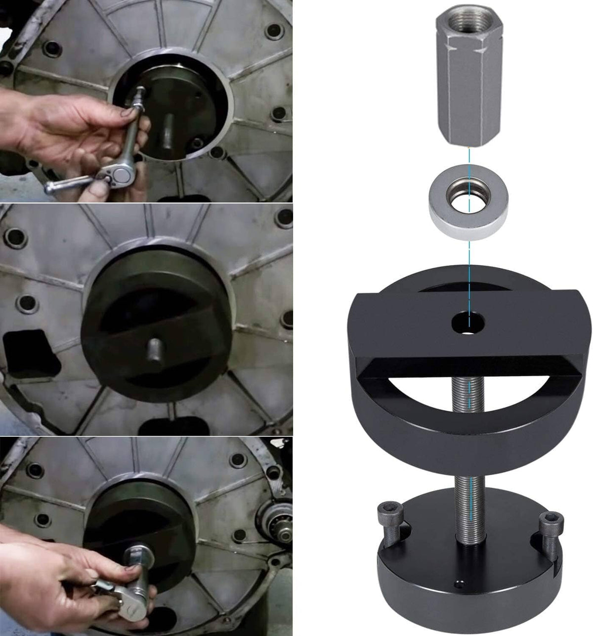 Solid Spare For Ford 6.0L/6.4L Powerstroke 303-770 Crankshaft Rear Main Seal Installer Tool