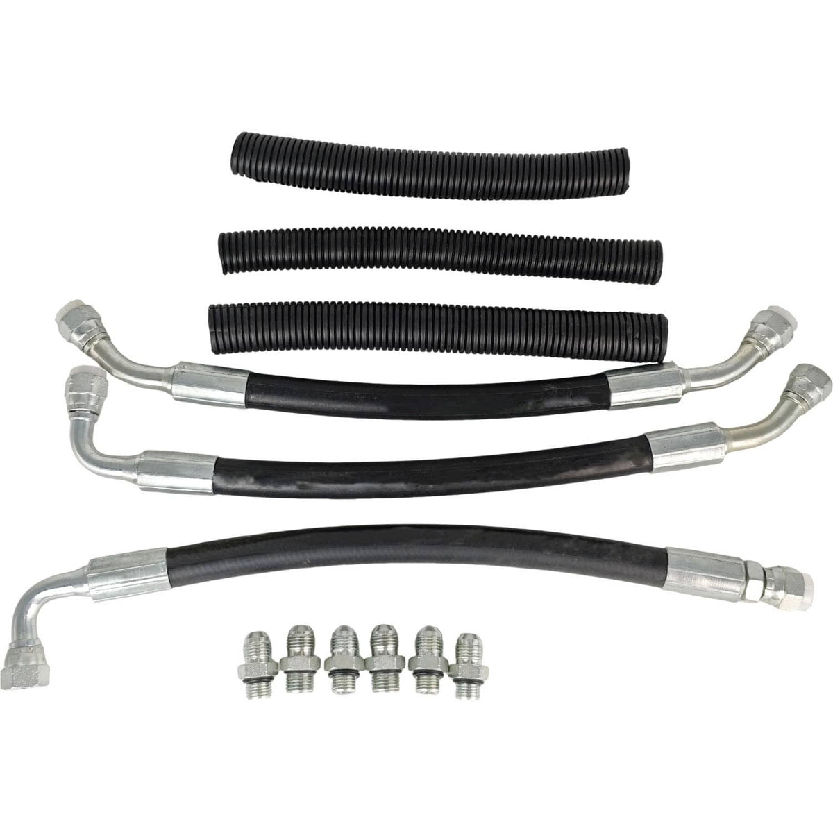 Solid Spare Fit for Ford High Pressure Oil Pump Hoses Lines & Crossover Kit E450 E350 E550