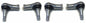 (4) Tie Rod Ends replace EZGO 70902-G01 70902G01 70902-G02 70902G02 - Golf Cart