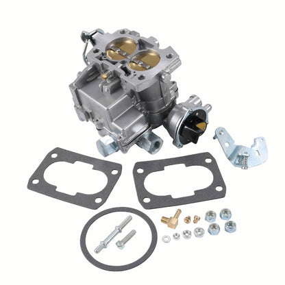 Solidspare Marine Carburetor W/Gasket for Mercruiser 2 Barrel 2.5/3.0L 4CYL W/Long Linkage