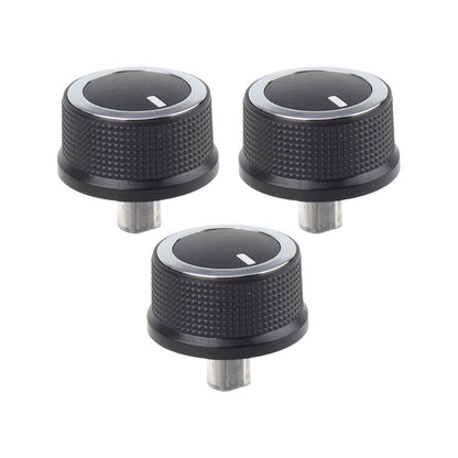 Solidspare 3x Heater A/C Temp Control Knob For 2008-2014 Chevrolet GMC Express Savana 1500