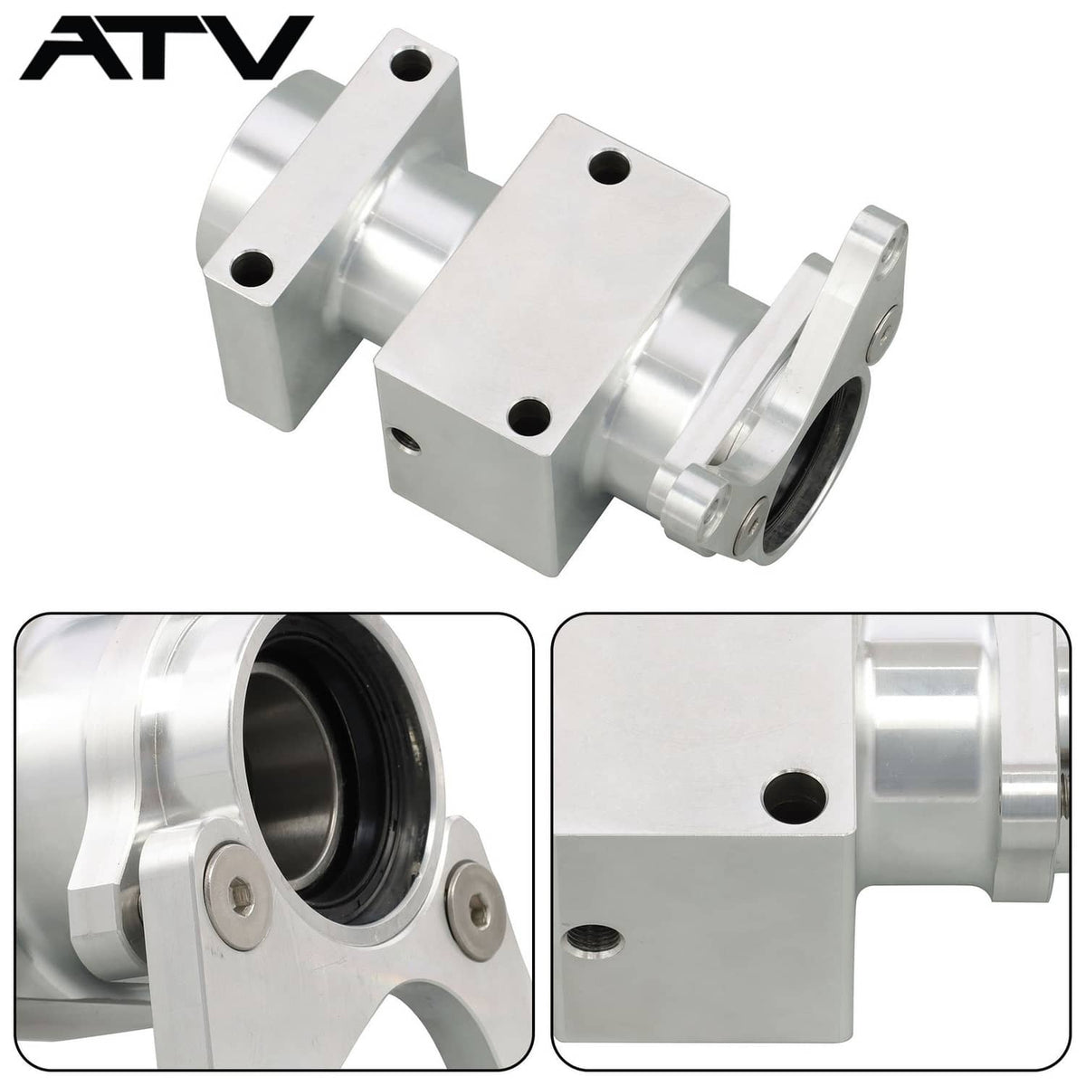 Solidspare Axle Bearing Carrier For Suzuki Quadsport Z400 Arctic Cat 400 Kawasaki KFX400