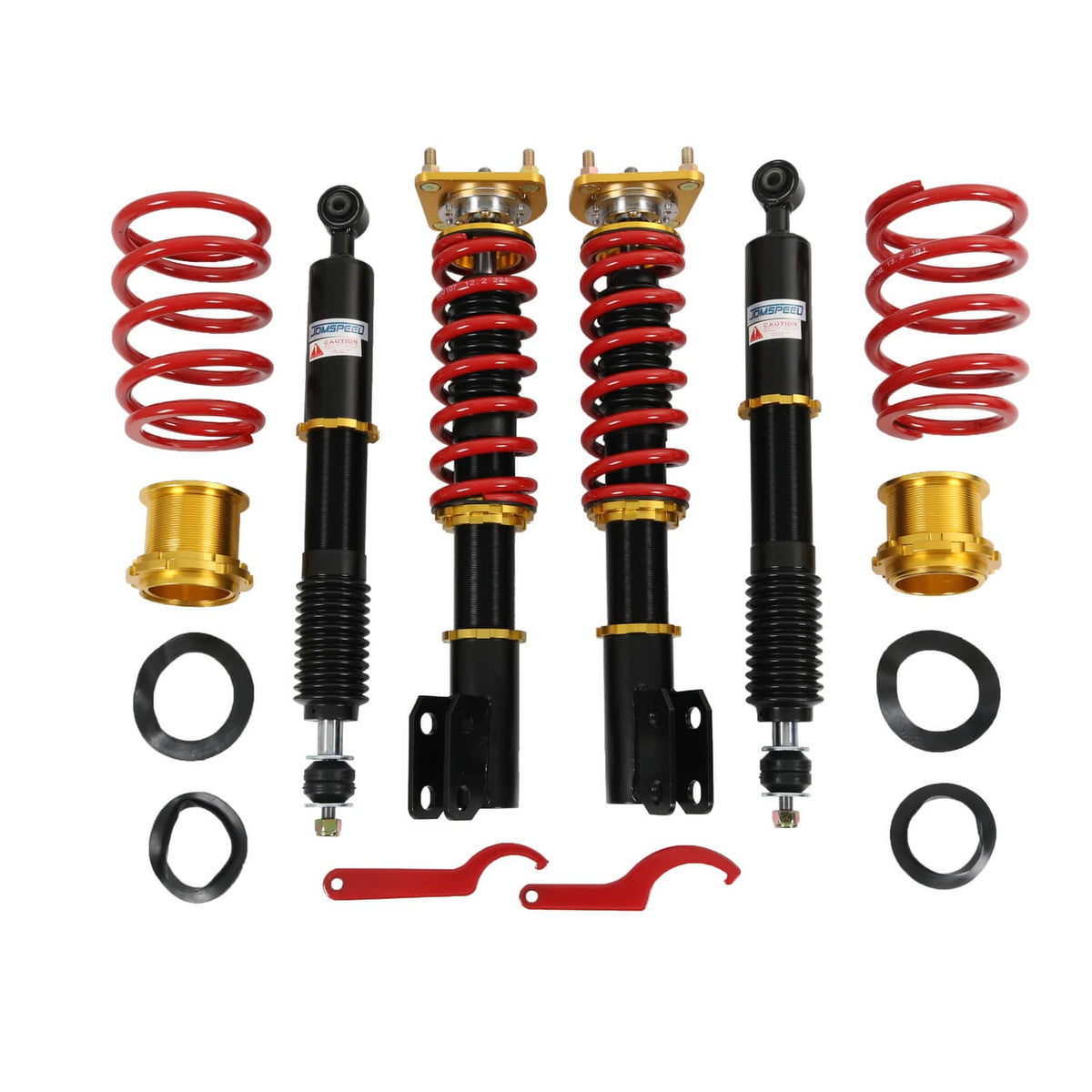 Solidspare Coilovers Struts Shocks Kit NEW For Ford 1994-2004 Mustang Adj. Height