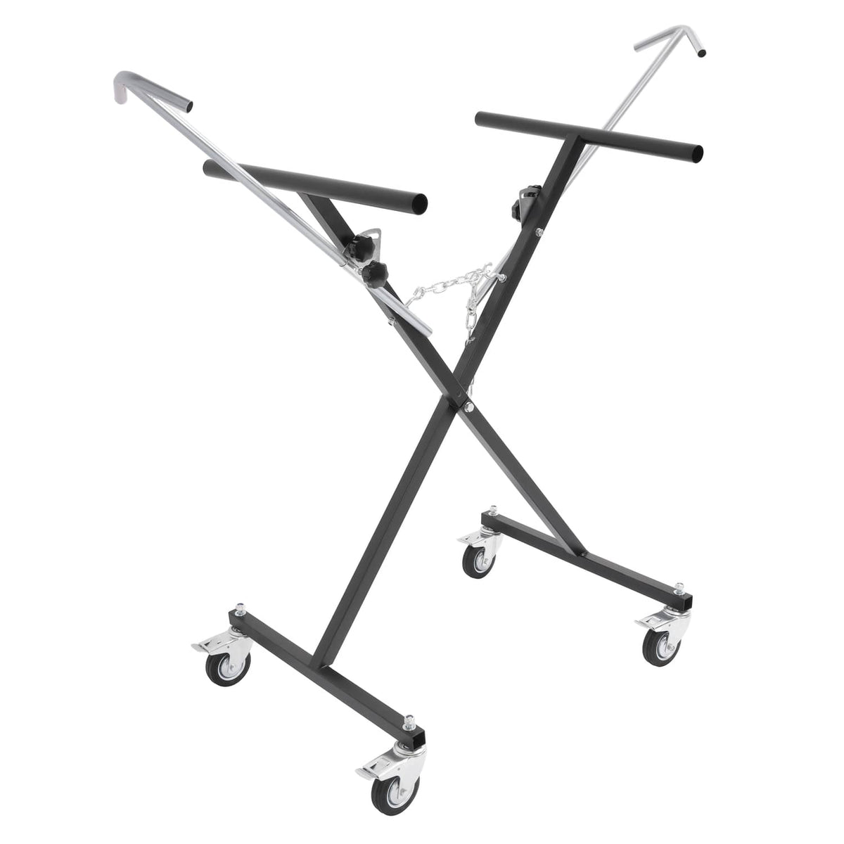 Solid Spare Adjustable Folding Auto Body Bumper Stand Mobile Storage Rack Parts Carts
