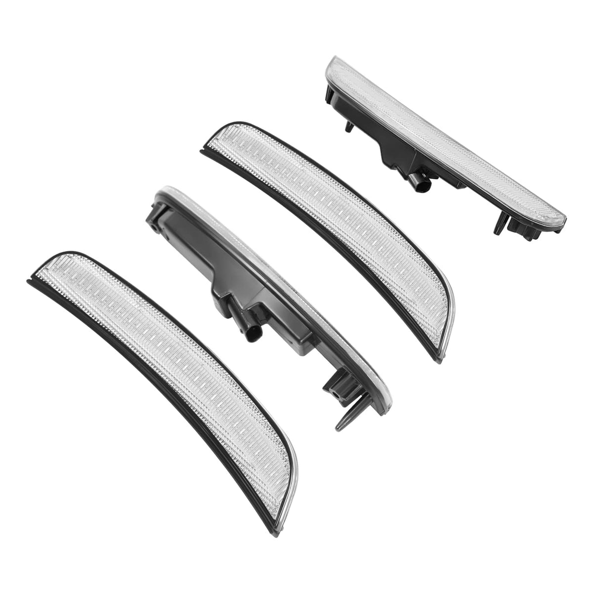 Solid Spare 4 x Clear LED Front & Rear Side Marker Lights Lamp For Chrysler 300 2015-2023
