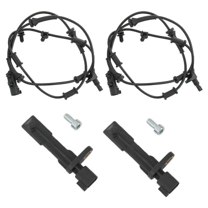Solidspare ABS Wheel Speed Sensor Set For Dodge Nitro 2007 2010 2011 3.7L 4.0L Front Rear