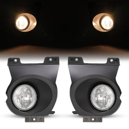 Solid Spare Pair Front Bumper Driving Lamps Fog Lights w/Bezel For Ford F150 F-150 2009-2010