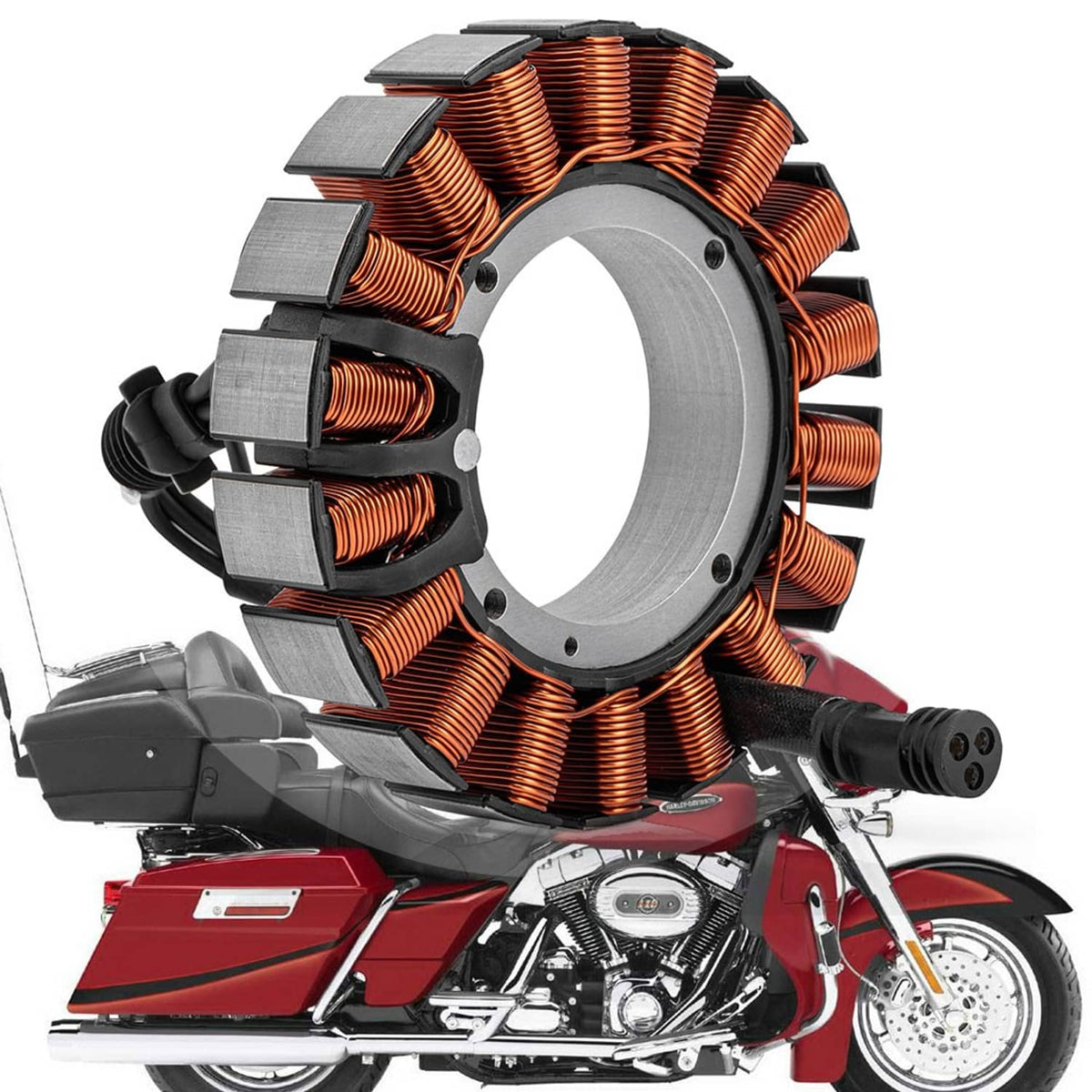 Solidspare 3Phase Stator For Harley Electra Glide Road King Street Glide 29987-06 29987-06A