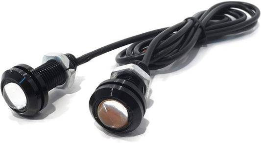 Solid Spare LED Amber Front Turn Signal Lights for Jeep Wrangler CJ XJ ZJ Tube/Flat Fenders