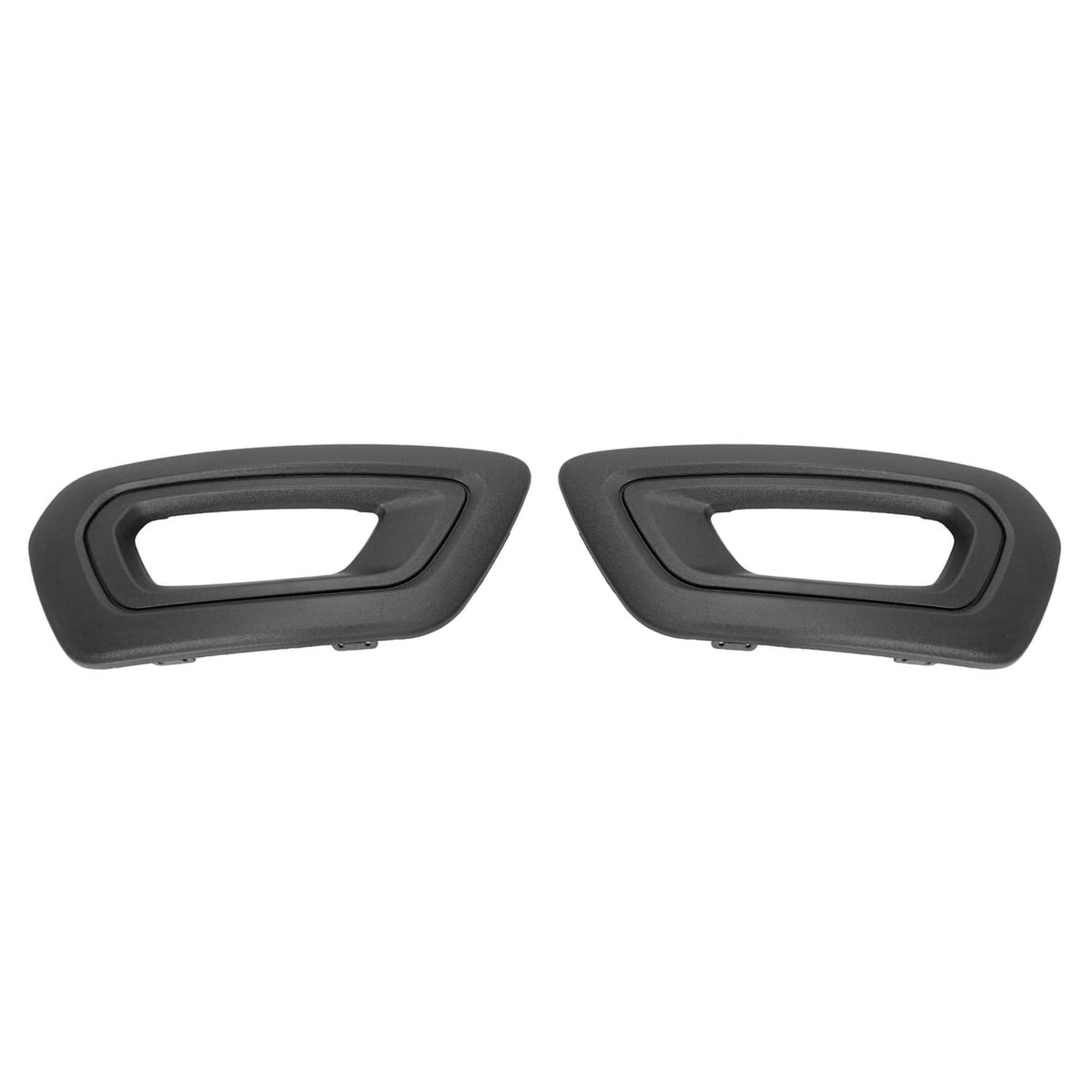 Solid Spare FOR FORD TRANSIT 2020-25 VAN LEFT&RIGHT SIDE FOG LIGHT LAMP COVERS BEZELS BLACK