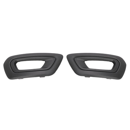 Solid Spare FOR FORD TRANSIT 2020-25 VAN LEFT&RIGHT SIDE FOG LIGHT LAMP COVERS BEZELS BLACK