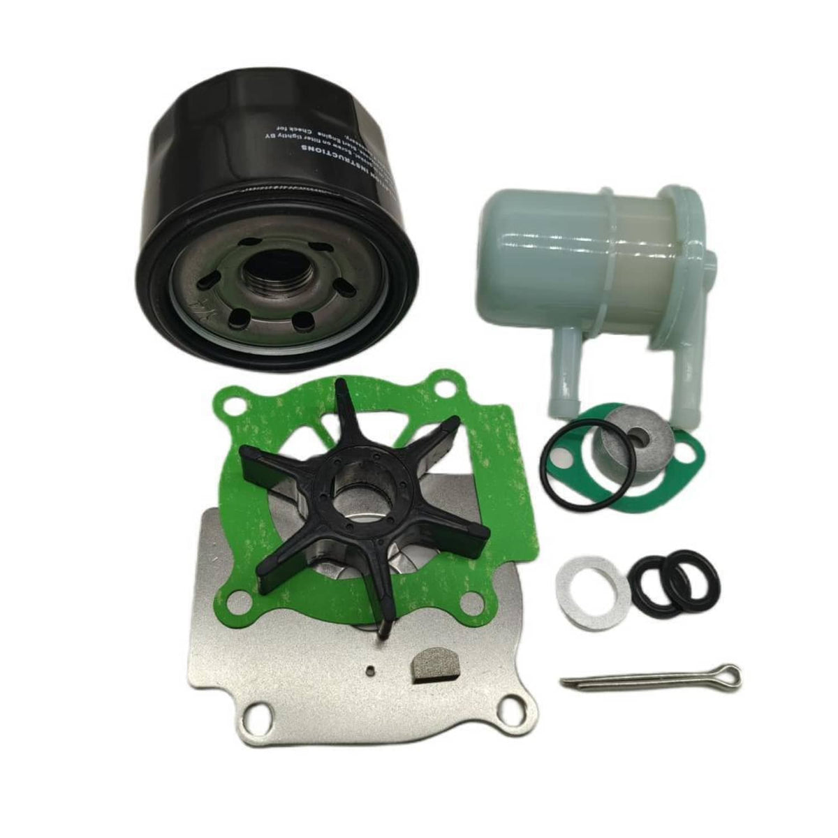 Solid Spare Suzuki 4-Str DF25 DF30 Outboard Maintenance Repair Kit 17400-89822 17461-96301