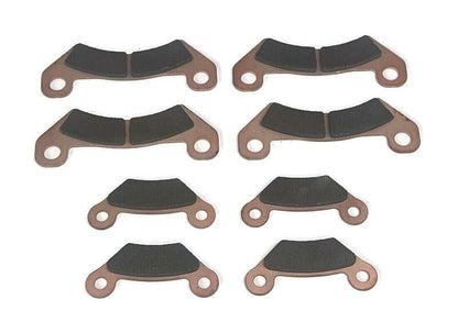 (2) Front Rear Brake Pads for Gas Diesel John Deere Gator XUV AM141182 AM140607