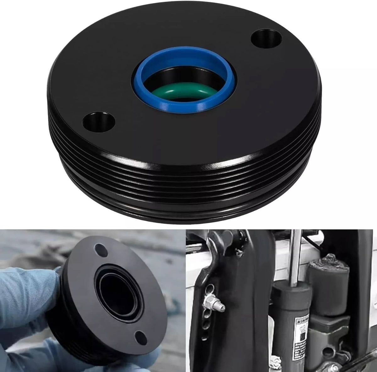 Solid Spare 2Pcs Tilt End Cap Seals Mercury 30HP 40HP 60HP 813428 Outboard Motor 8M0055006