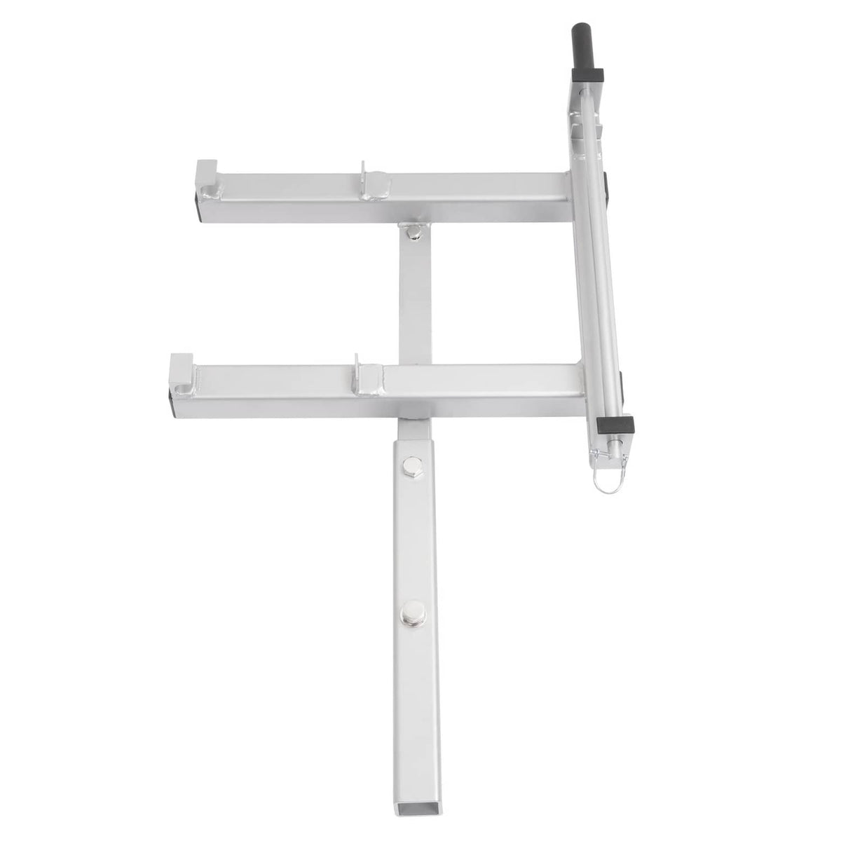 Solid Spare 2" Receiver Aluminum Fishing Cart Caddy Hitch Mount Bracket For Outdoor Hauling