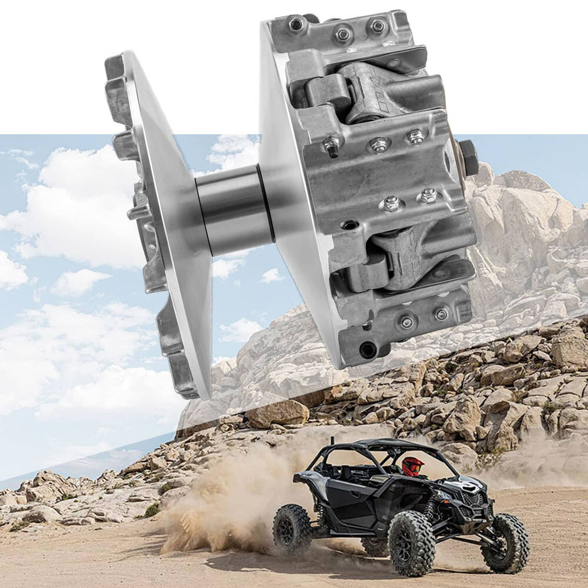 Solidspare For Can Am Maverick X3 Turbo R DS, XMR, XRC, MAX 18-24 Primary Clutch w/ Puller