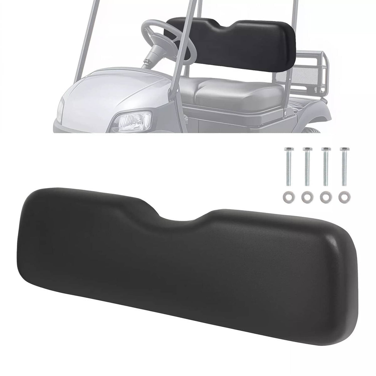 Solidspare Front Golf Cart Seat Back Backrest Cushion Assembly For EZGO RXV 2008-up Models