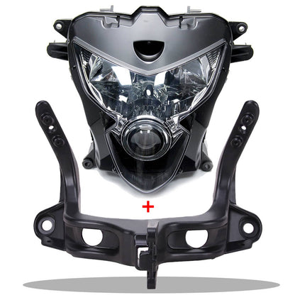 Solidspare For Suzuki GSXR600 GSXR750 2004-2005 Headlight Headlamp w/ Fairing Stay Bracket