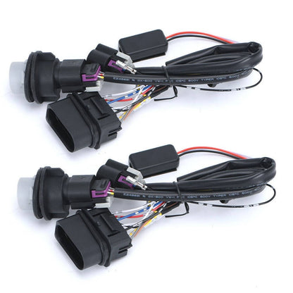 Solidspare 2x Projector Headlights Conversion Wire Harness For 13-18 Ram 1500 2500 3500 6.7