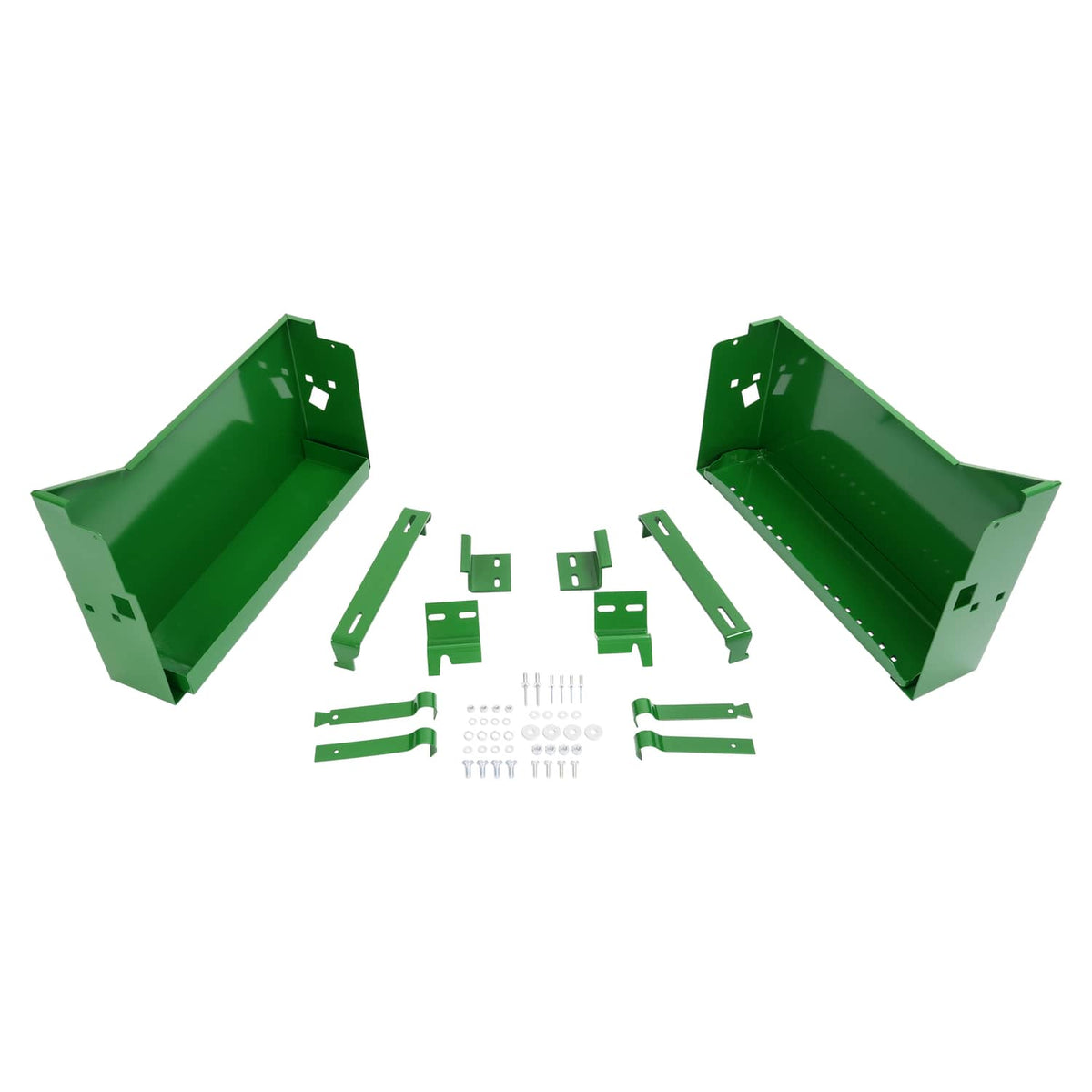 Solidspare LH&RH Battery Box w/ Bracket For John Deere 2510 2520 3010 3020 4320 #AR26617