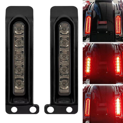 Solidspare Saddlebag LED Filler Lights Run Brake Turn Signals Fits For Harley Touring 14-24