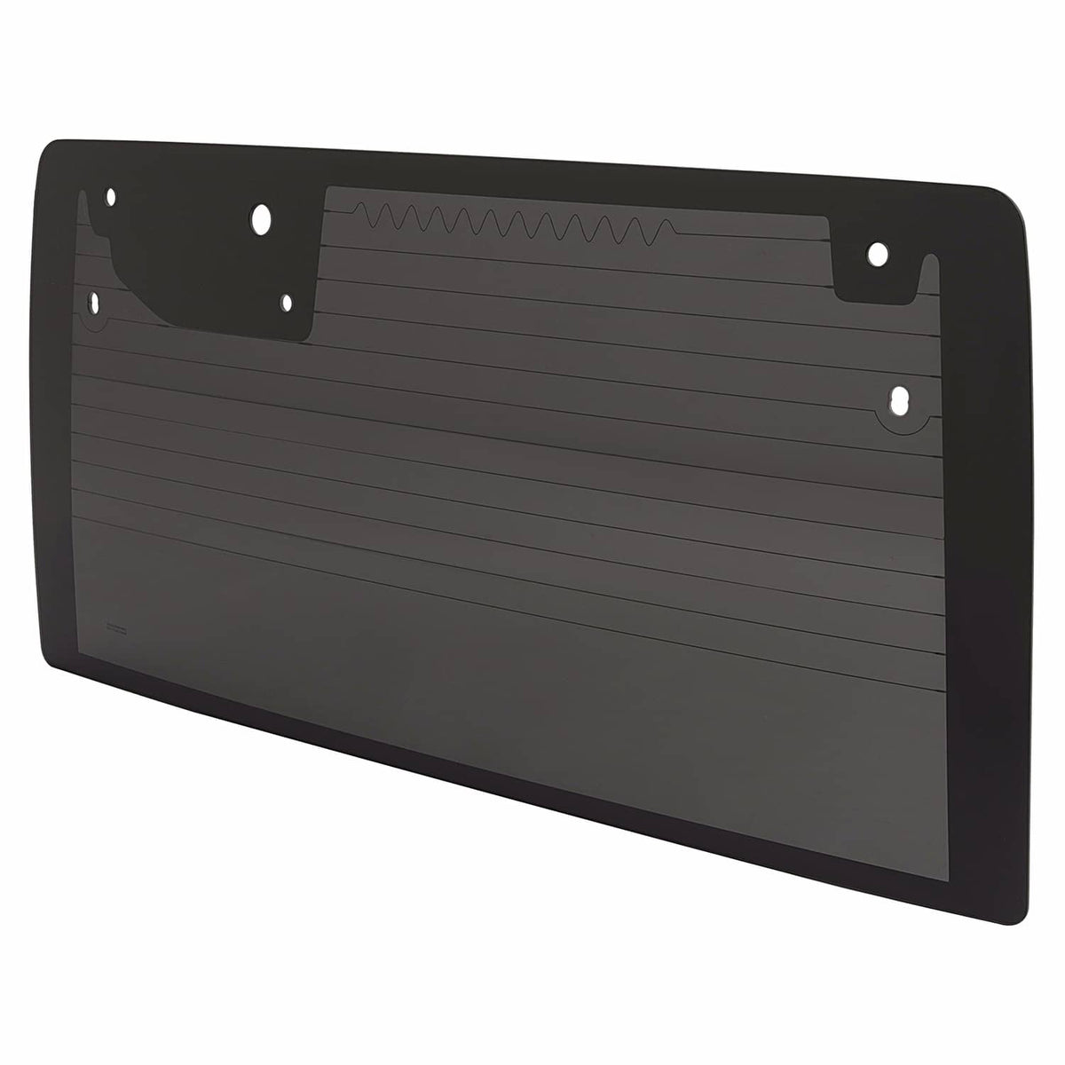 Solid Spare Fits Jeep Wrangler 2&4 Door 2007-10 Rear Back Heated Window Tempered Glass Dark