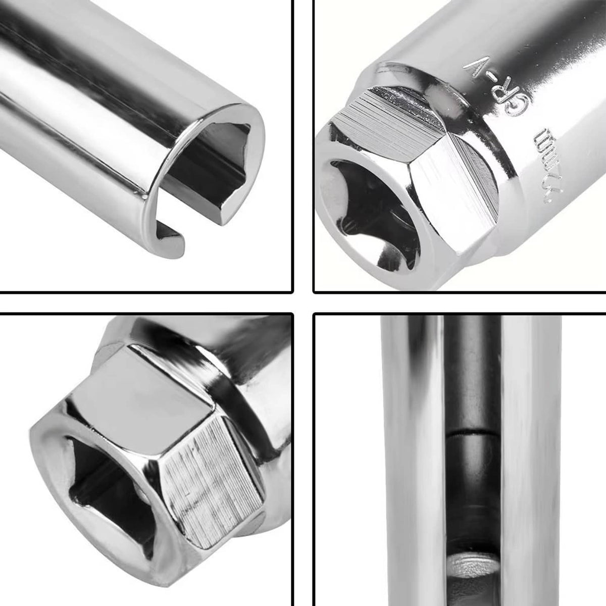 Solid Spare 7/8" 22mm O2 Oxygen Sensor Socket Wrench 1/2" Driver Offset Remover Socket Tool