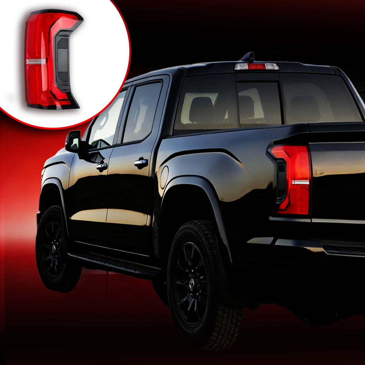 Solidspare 81550-AK050 Passenger Side LED Tail Light Assembly For Toyota Tacoma 2024 2025
