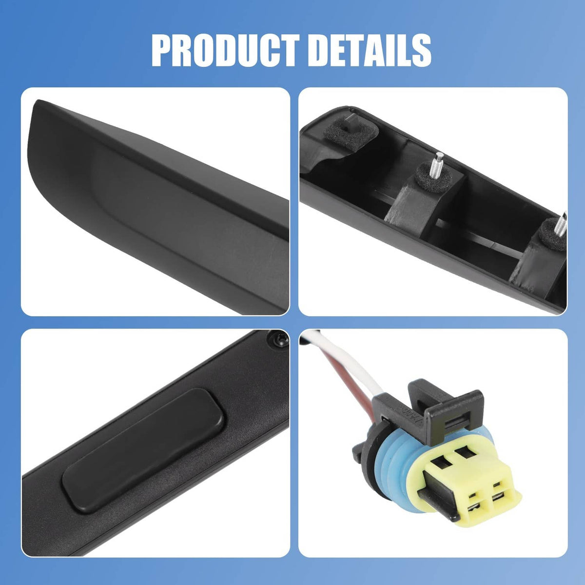 Solidspare Outside Lift Gate Handle Black For 07-14 Yukon Suburban Tahoe Escalade 25838218
