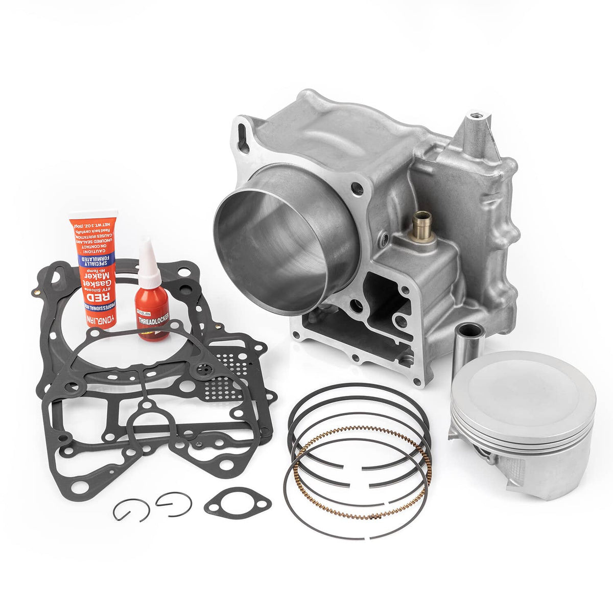 Solidspare Fit For 2014-2021 Honda Pioneer 700 Cylinder Jug Piston Top End Gaskets Kit NEW