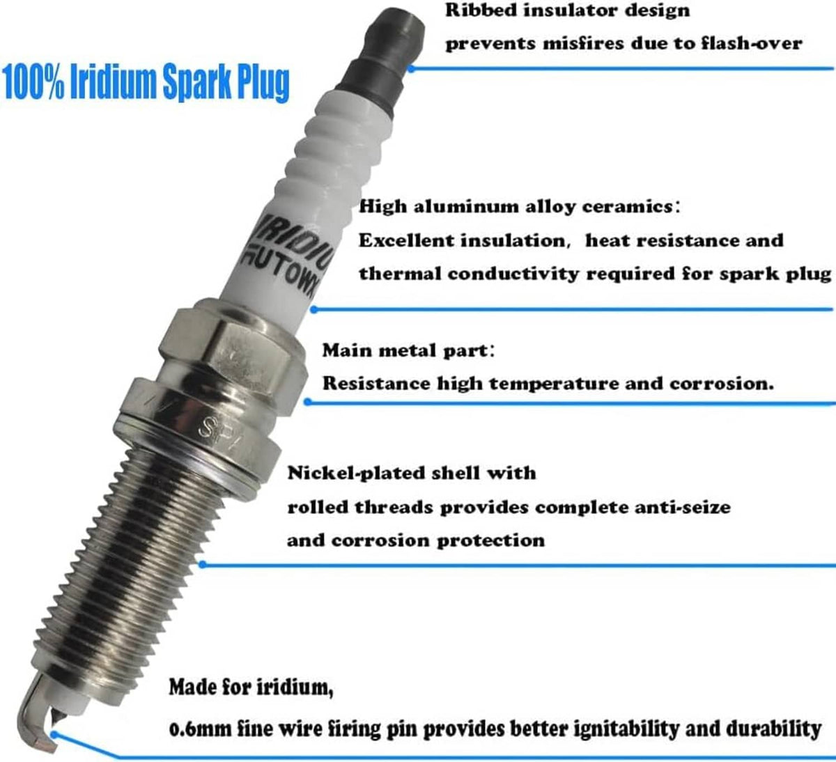 Solidspare 4 UF549 For Nissan Altima Sentra rogue versa Spark Plugs and Ignition Coil packs