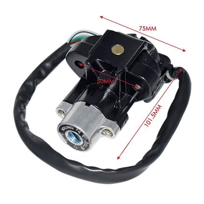 Solidspare Fit For Suzuki GSXR600 750 1000 SV650 Ignition Switch Fuel Gas Tank Cap Lock Key
