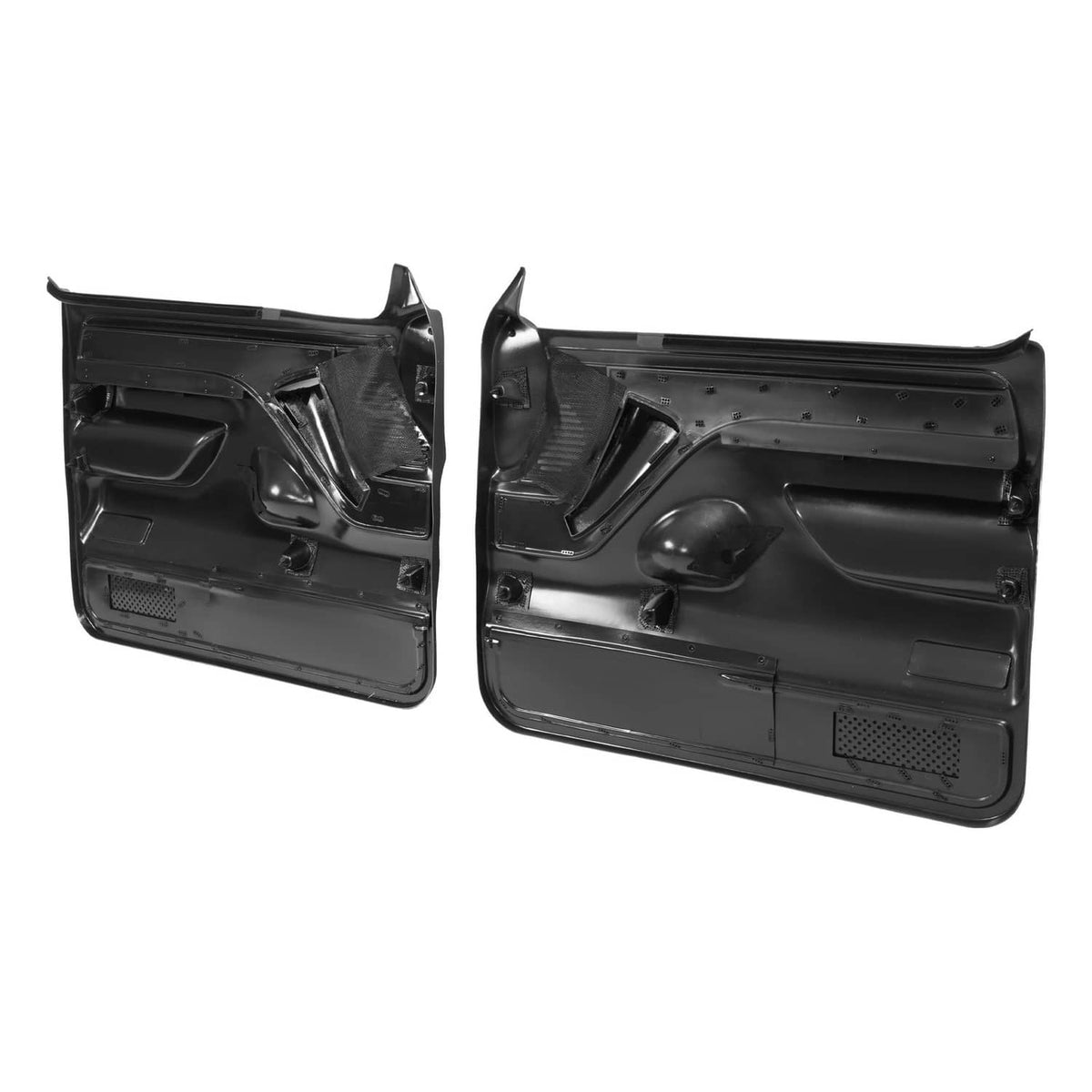 Solid Spare Inner Door Panels For Ford F150 F250 F350 92-97 /Bronco 92-96 Pair Black
